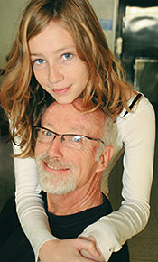 Dave Huffman and his daughter